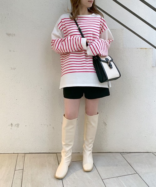 OLIVE des OLIVE（オリーブデオリーブ）の「すっきり見えショートパンツ（その他パンツ・レディース・ブラック/ベージュ/スミクロ・FREE）」の11枚目の写真