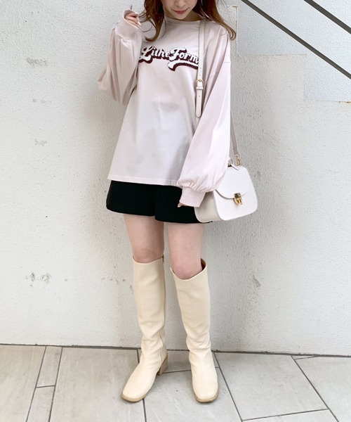 OLIVE des OLIVE（オリーブデオリーブ）の「すっきり見えショートパンツ（その他パンツ・レディース・ブラック/ベージュ/スミクロ・FREE）」の12枚目の写真