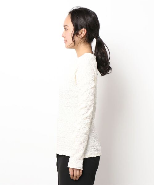 Clice de Paris（クリシェドゥパリス）の「IZぽこぽこメロートップス（その他トップス・レディース・ブラック/アイボリー・ONESIZE）」の4枚目の写真