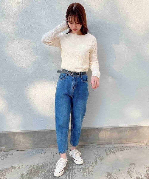 Clice de Paris（クリシェドゥパリス）の「IZぽこぽこメロートップス（その他トップス・レディース・ブラック/アイボリー・ONESIZE）」の7枚目の写真