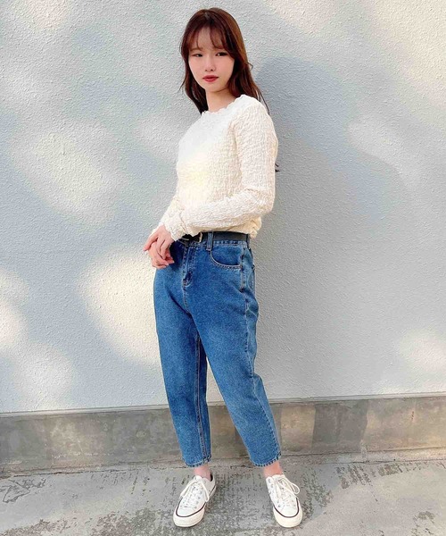 Clice de Paris（クリシェドゥパリス）の「IZぽこぽこメロートップス（その他トップス・レディース・ブラック/アイボリー・ONESIZE）」の8枚目の写真