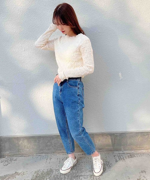 Clice de Paris（クリシェドゥパリス）の「IZぽこぽこメロートップス（その他トップス・レディース・ブラック/アイボリー・ONESIZE）」の9枚目の写真
