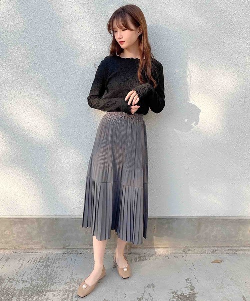 Clice de Paris（クリシェドゥパリス）の「IZぽこぽこメロートップス（その他トップス・レディース・ブラック/アイボリー・ONESIZE）」の13枚目の写真