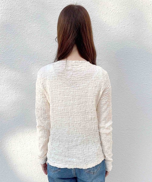 Clice de Paris（クリシェドゥパリス）の「IZぽこぽこメロートップス（その他トップス・レディース・ブラック/アイボリー・ONESIZE）」の17枚目の写真
