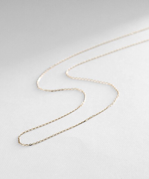 K10 ミラーカットチェーン ネックレス K10ミラーカットチェーン ネックレス（ネックレス）｜COCOSHNIK