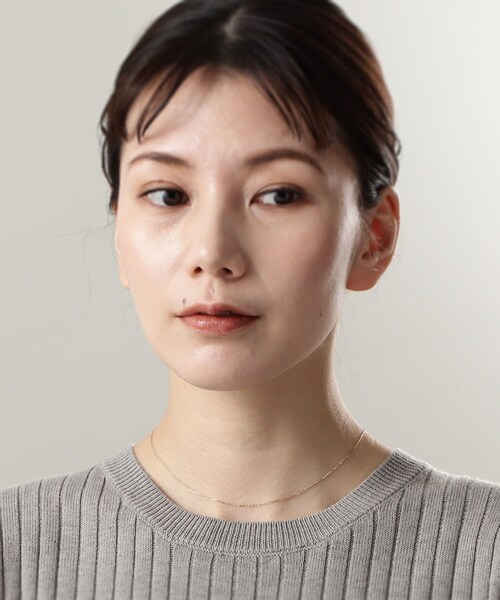 【c. プロフ必読】ete10KYG ミラーカットチェーンネックレス K10YG ミラーカットチェーン ネックレス（ネックレス）｜ete