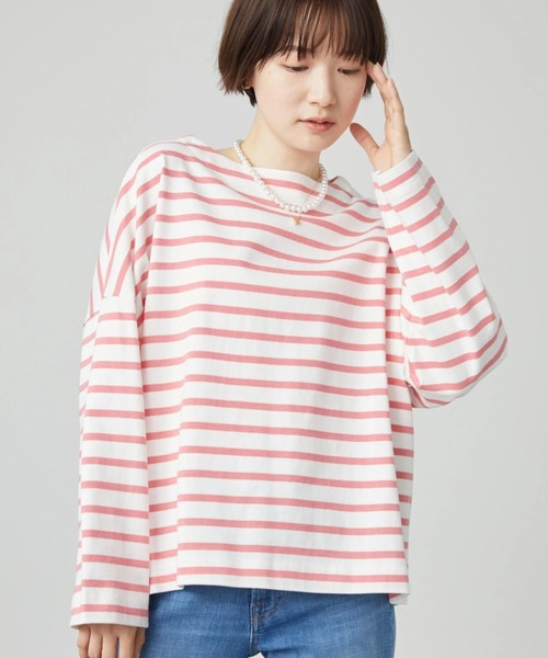 ボートネックボーダーカットプルオーバー Tシャツ カットソー American Holic アメリカンホリック のファッション通販 Zozotown