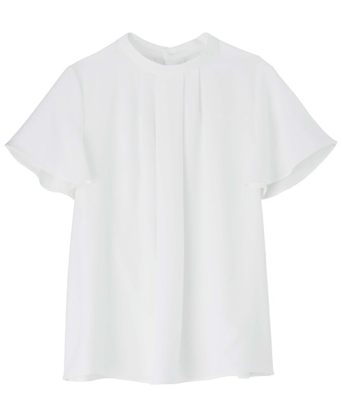 RANAN（ラナン）の「[UVカット/抗菌防臭/防しわ]タックデザインフリルブラウス（シャツ/ブラウス・レディース・ブラック/ネイビー/ブルーグレー/ブラウン系その他/オフホワイト/ホワイト/ピンク/ブラック系その他/ホワイト系その他・M/LL/L/3L）」の20枚目の写真