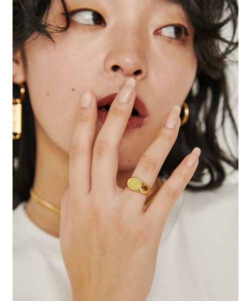 PAMEO POSE（パメオポーズ）の「Leo Plate Ring（リング・レディース・シルバー/ゴールド・FREE）」の16枚目の写真