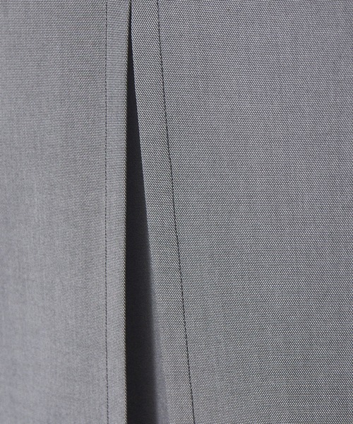 qualite（カリテ）の「シャンブレーボックスプリーツワンピース（ワンピース・レディース・ブラック/ベージュ・38/36）」の11枚目の写真