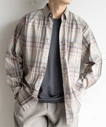 【ESSENTIAL / エッセンシャル】 ファインチェックレギュラーシャツ