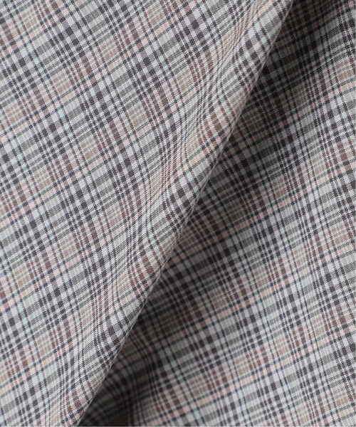 417 EDIFICE(フォーワンセブンエディフィス)の「【ESSENTIAL / エッセンシャル】 ファインチェックレギュラーシャツ(シャツ/ブラウス・メンズ・ベージュ/ネイビー/ブラウン・SMALL/MEDIUM/LARGE/X-LARGE)」の9枚目の写真
