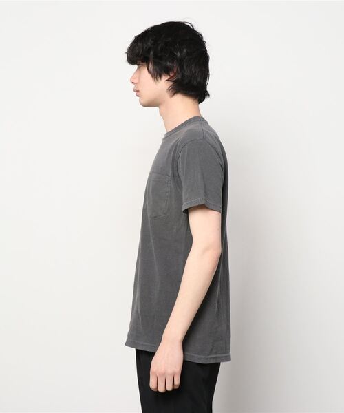 comfort colors（コンフォートカラーズ）の「【COMFORT COLORS】6.1oz ｶﾞｰﾒﾝﾄﾀﾞｲﾎﾟｹｯﾄT（Tシャツ/カットソー・メンズ・スミクロ/ホワイト/ブルー系/マスタード/グリーン系/ネイビー系/レッド系・X-LARGE/MEDIUM/LARGE）」の18枚目の写真