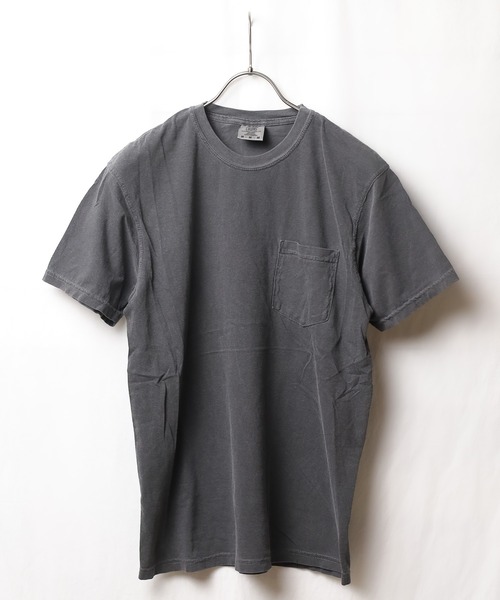 comfort colors（コンフォートカラーズ）の「【COMFORT COLORS】6.1oz ｶﾞｰﾒﾝﾄﾀﾞｲﾎﾟｹｯﾄT（Tシャツ/カットソー・メンズ・スミクロ/ホワイト/ブルー系/マスタード/グリーン系/ネイビー系/レッド系・X-LARGE/MEDIUM/LARGE）」の14枚目の写真