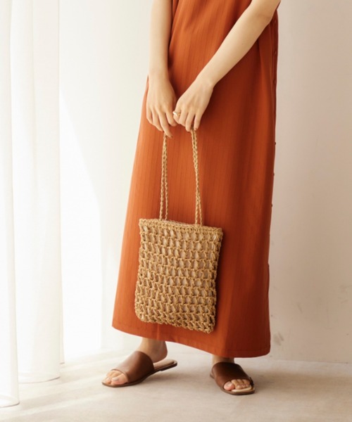 moi tytto（モイテュット）の「クラフトトートバッグ（トートバッグ・レディース・ベージュ・FREE）」の8枚目の写真