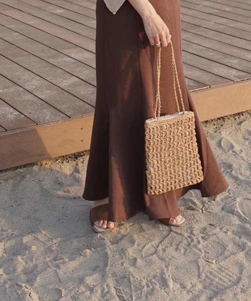 moi tytto（モイテュット）の「クラフトトートバッグ（トートバッグ・レディース・ベージュ・FREE）」の12枚目の写真