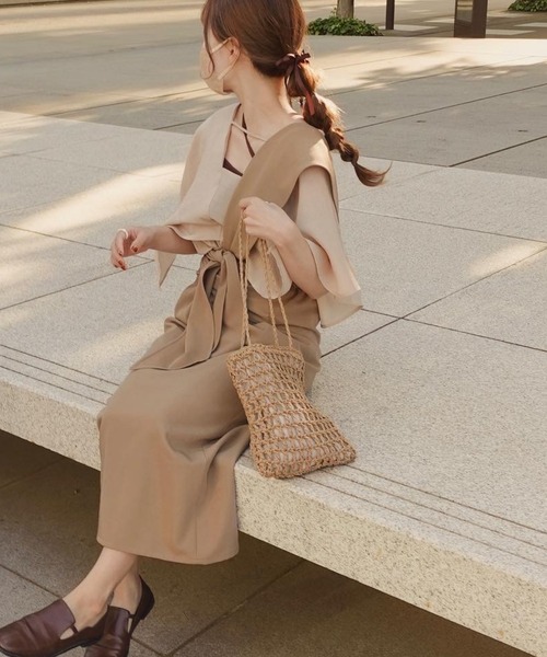 moi tytto（モイテュット）の「クラフトトートバッグ（トートバッグ・レディース・ベージュ・FREE）」の15枚目の写真