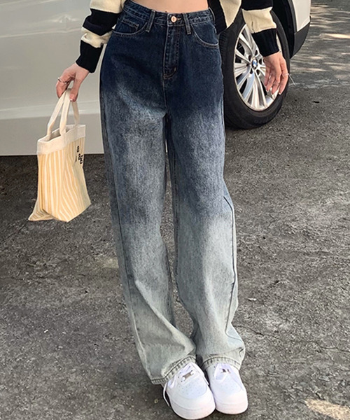 レディース グラデーションデニムワイドパンツ デニムパンツ Day Closet デイ クローゼット のファッション通販 Zozotown