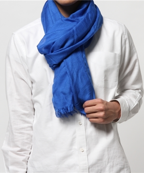 GUILD PRIME（ギルドプライム）の「【GUILD PRIME】MENS ボヘミアン ストール（ストール/ショール・メンズ・グレー/ブルー/ネイビー・FREE）」の6枚目の写真