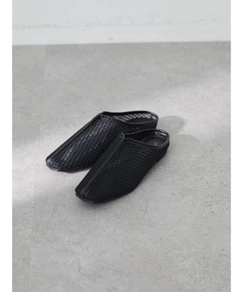 AMERICAN HOLIC(アメリカンホリック)の「チュールメッシュチャイナミュール(パンプス・レディース・ベージュ/ブラック・L/M/S)」の3枚目の写真