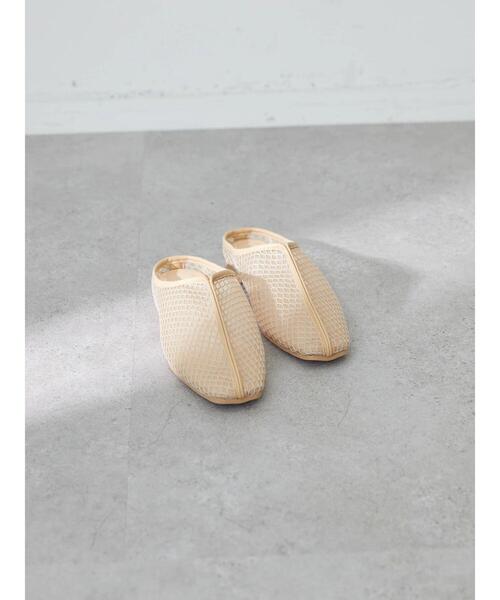 AMERICAN HOLIC(アメリカンホリック)の「チュールメッシュチャイナミュール(パンプス・レディース・ベージュ/ブラック・L/M/S)」の14枚目の写真