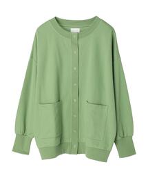 Green　Parks | ミニ裏毛オーバーサイズカットカーディガン(カーディガン/ボレロ)