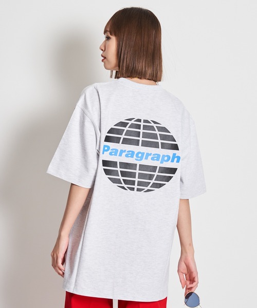 Paragraph（パラグラフ）の「PRGRP.12-SSTEE/パラグラフ 半袖Tシャツ（Tシャツ/カットソー・メンズ・ホワイト/ピンク/ミント/バイオレット/オレンジ・FREE）」の2枚目の写真
