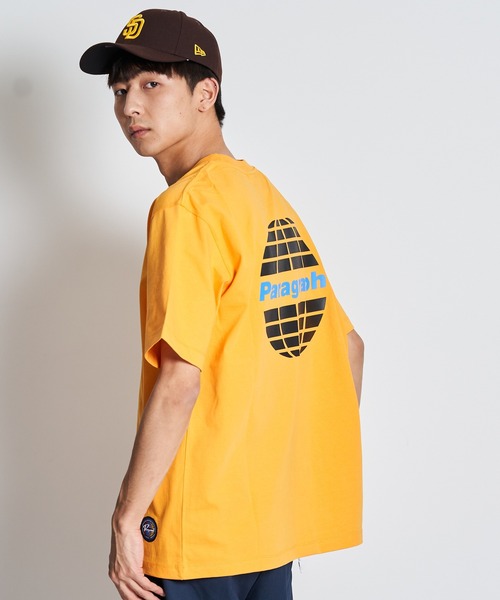 Paragraph（パラグラフ）の「PRGRP.12-SSTEE/パラグラフ 半袖Tシャツ（Tシャツ/カットソー・メンズ・ホワイト/ピンク/ミント/バイオレット/オレンジ・FREE）」の5枚目の写真