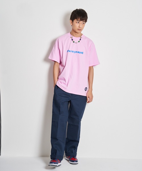 Paragraph（パラグラフ）の「PRGRP.12-SSTEE/パラグラフ 半袖Tシャツ（Tシャツ/カットソー・メンズ・ホワイト/ピンク/ミント/バイオレット/オレンジ・FREE）」の22枚目の写真