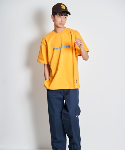 Paragraph（パラグラフ）の「PRGRP.12-SSTEE/パラグラフ 半袖Tシャツ（Tシャツ/カットソー・メンズ・ホワイト/ピンク/ミント/バイオレット/オレンジ・FREE）」の13枚目の写真