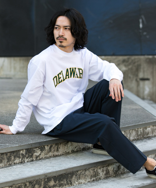 URBAN RESEARCH（アーバンリサーチ）の「LONG-SLEEVE T-SHIRTS（Tシャツ/カットソー・メンズ・グリーン/ホワイト/ライトグレー/ネイビー・MEDIUM/LARGE）」の8枚目の写真