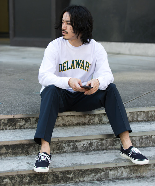 URBAN RESEARCH（アーバンリサーチ）の「LONG-SLEEVE T-SHIRTS（Tシャツ/カットソー・メンズ・グリーン/ホワイト/ライトグレー/ネイビー・MEDIUM/LARGE）」の9枚目の写真