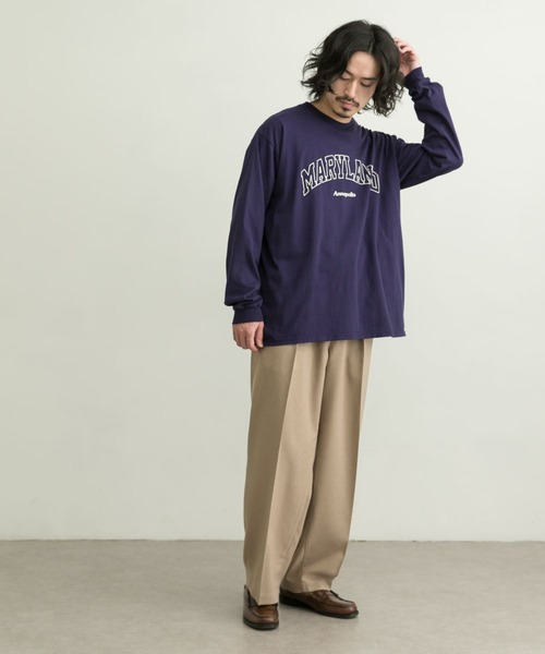 URBAN RESEARCH（アーバンリサーチ）の「LONG-SLEEVE T-SHIRTS（Tシャツ/カットソー・メンズ・グリーン/ホワイト/ライトグレー/ネイビー・MEDIUM/LARGE）」の22枚目の写真