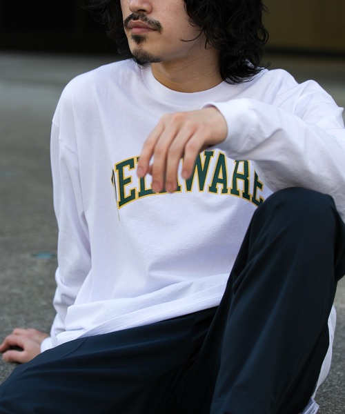 URBAN RESEARCH（アーバンリサーチ）の「LONG-SLEEVE T-SHIRTS（Tシャツ/カットソー・メンズ・グリーン/ホワイト/ライトグレー/ネイビー・MEDIUM/LARGE）」の2枚目の写真