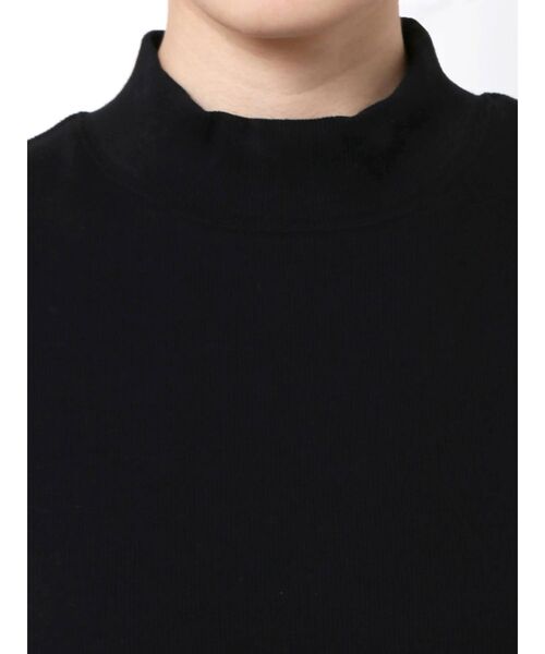 EMODA（エモダ）の「ハイネックリブワンピース（ワンピース・レディース・ブルー/オレンジ/ブラック/グレー・FREE）」の20枚目の写真