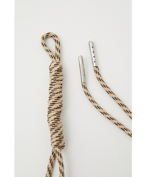 SLY（スライ）の「DOUBLE ROPE BELT ロープ ベルト（ベルト・レディース・ブラック/アイボリー/ライム・FREE）」の6枚目の写真