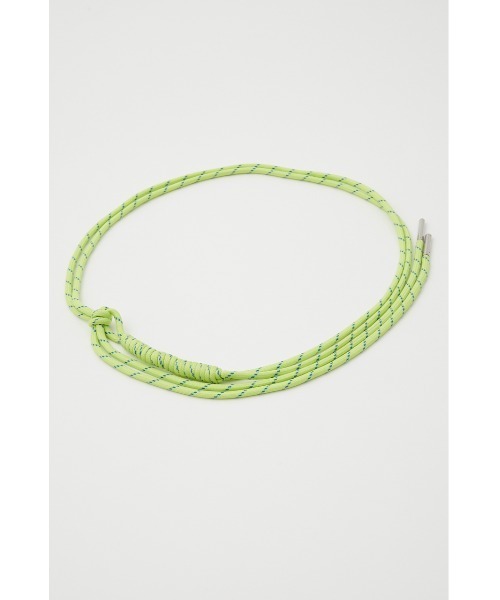 SLY（スライ）の「DOUBLE ROPE BELT ロープ ベルト（ベルト・レディース・ブラック/アイボリー/ライム・FREE）」の13枚目の写真