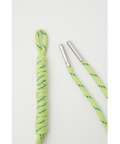 SLY（スライ）の「DOUBLE ROPE BELT ロープ ベルト（ベルト・レディース・ブラック/アイボリー/ライム・FREE）」の18枚目の写真