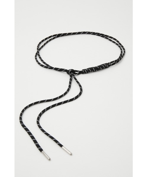 SLY（スライ）の「DOUBLE ROPE BELT ロープ ベルト（ベルト・レディース・ブラック/アイボリー/ライム・FREE）」の12枚目の写真