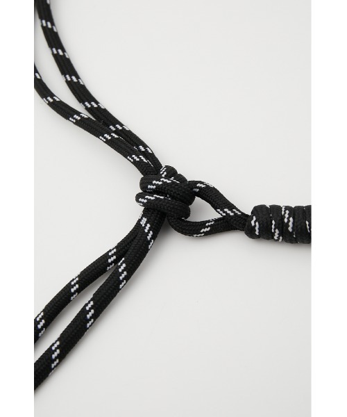 SLY（スライ）の「DOUBLE ROPE BELT ロープ ベルト（ベルト・レディース・ブラック/アイボリー/ライム・FREE）」の17枚目の写真