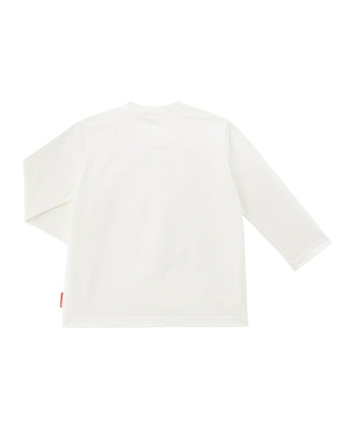 MIKI HOUSE(ミキハウス)の「ロゴ長袖Tシャツ(Tシャツ/カットソー・キッズ・ホワイト/ネイビー/グリーン/イエロー/レッド/ピンク・80cm/90cm/110cm/100cm/120cm/130cm)」の7枚目の写真