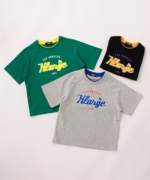 XLARGE KIDS（エクストララージキッズ）の「チームロゴ半袖Tシャツ（Tシャツ/カットソー・キッズ・グリーン/ブラック/トップグレー・110cm/120cm/130cm/140cm/80ｃｍ/100cm/90cm）」の18枚目の写真