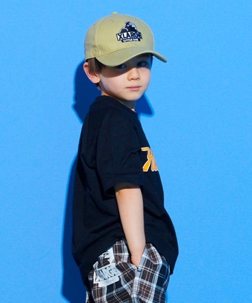 XLARGE KIDS（エクストララージキッズ）の「チームロゴ半袖Tシャツ（Tシャツ/カットソー・キッズ・グリーン/ブラック/トップグレー・110cm/120cm/130cm/140cm/80ｃｍ/100cm/90cm）」の4枚目の写真