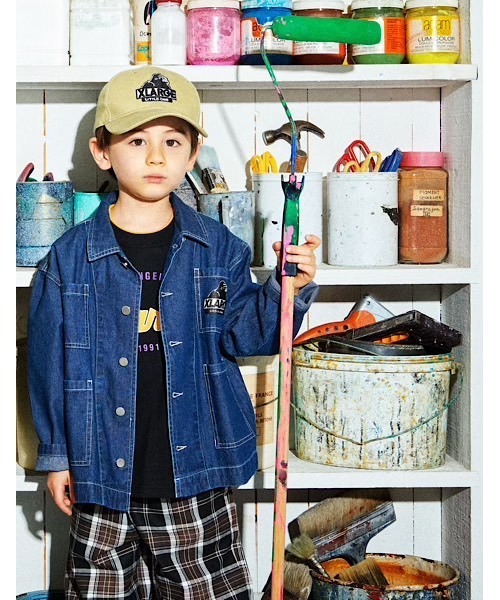 XLARGE KIDS（エクストララージキッズ）の「チームロゴ半袖Tシャツ（Tシャツ/カットソー・キッズ・グリーン/ブラック/トップグレー・110cm/120cm/130cm/140cm/80ｃｍ/100cm/90cm）」の11枚目の写真