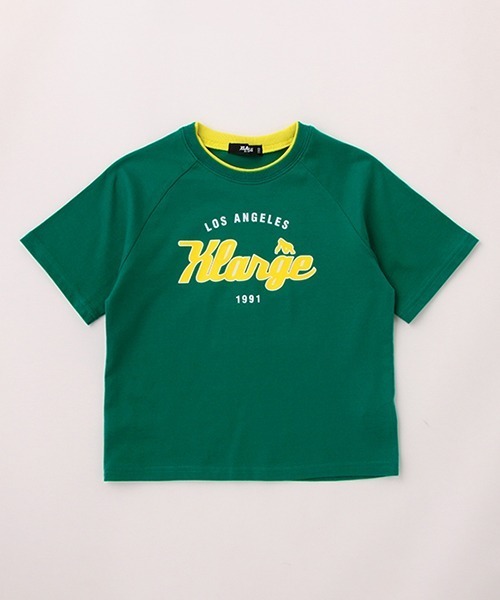 XLARGE KIDS（エクストララージキッズ）の「チームロゴ半袖Tシャツ（Tシャツ/カットソー・キッズ・グリーン/ブラック/トップグレー・110cm/120cm/130cm/140cm/80ｃｍ/100cm/90cm）」の21枚目の写真