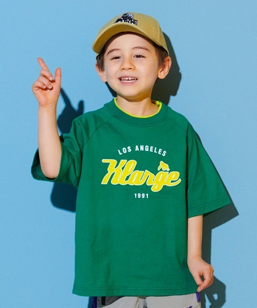 XLARGE KIDS（エクストララージキッズ）の「チームロゴ半袖Tシャツ（Tシャツ/カットソー・キッズ・グリーン/ブラック/トップグレー・110cm/120cm/130cm/140cm/80ｃｍ/100cm/90cm）」の19枚目の写真
