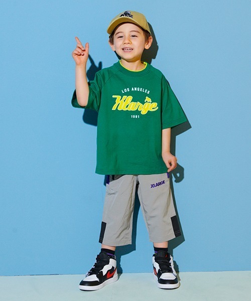 XLARGE KIDS（エクストララージキッズ）の「チームロゴ半袖Tシャツ（Tシャツ/カットソー・キッズ・グリーン/ブラック/トップグレー・110cm/120cm/130cm/140cm/80ｃｍ/100cm/90cm）」の20枚目の写真