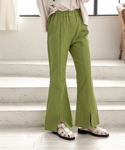 RETRO GIRL（レトロガール）の「イージ-フレアPT（その他パンツ・レディース・オフホワイト/グリーン/レッド/ピンク・SMALL/MEDIUM/LARGE）」の17枚目の写真