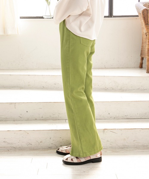 RETRO GIRL（レトロガール）の「イージ-フレアPT（その他パンツ・レディース・オフホワイト/グリーン/レッド/ピンク・SMALL/MEDIUM/LARGE）」の19枚目の写真