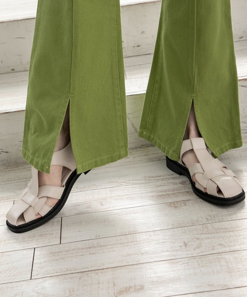 RETRO GIRL（レトロガール）の「イージ-フレアPT（その他パンツ・レディース・オフホワイト/グリーン/レッド/ピンク・SMALL/MEDIUM/LARGE）」の22枚目の写真